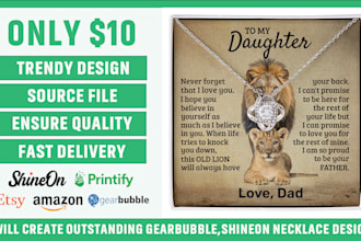 create outstanding shineon message card necklace designs