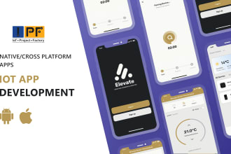 create mobile apps for your iot project