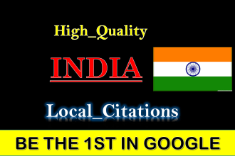 do 200 india local citations and directory submission