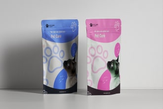 do pouch label, bottle label, can label design within 24 hrs