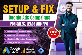 create google adwords and PPC campaigns, and bring sales or leads for you