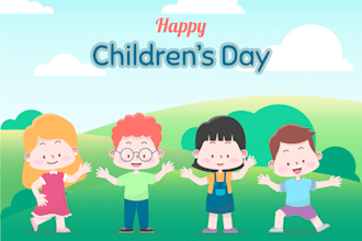 create illustration vector graphic cartoon character
