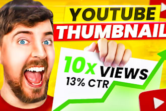 design professional miniature youtube and thumbnail
