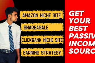 build amazon niche, shareasale, clickbank affiliate website that makes money
