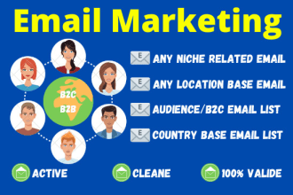 do collect niche targeted email list clean and verified