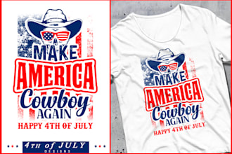 create 4th of july independence day tshirt design