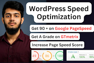 do wordpress  speed optimization, increase page speed score