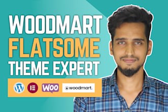 customize woodmart, flatsome woocommerce website