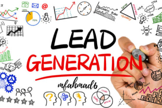 do b2b linkedin lead generation and targeted email list for you