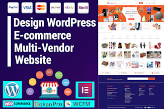create a multi vendor wordpress marketplace website