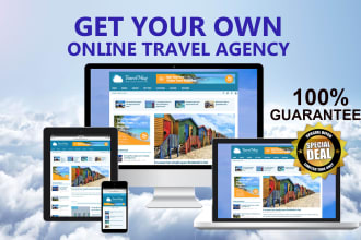 create an online travel agency with flights and hotels