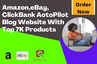build an amazon affiliate autopilot website with top 7k  products