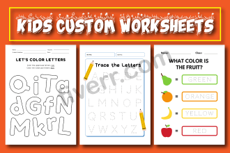 design kids preschool worksheets for all subjects