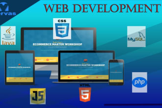 develop any web, webapp software with php, javascript, java having a mysql db
