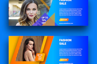 social media, website ads, banner, facebook cover design