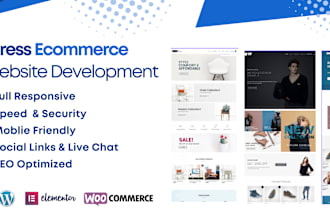 create professional wordpress ecommerce website  online store