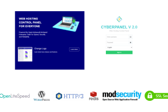 install cyberpanel and wordpress on your vps