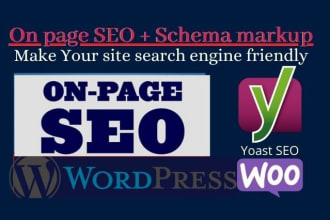do wordpress yoast on page SEO with schema markup