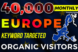 deliver real europe keyword targeted website traffic