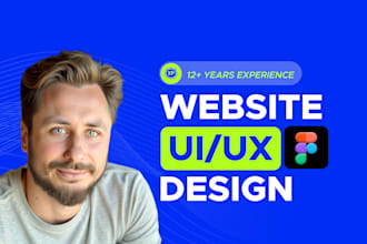 design a modern saas or fintech website in figma