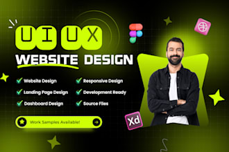 do creative and professional website UI UX design