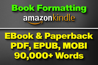 format book for amazon, ingramspark, lulu, barnes and noble