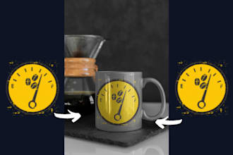 create 3d realistic mockups for your mugs