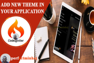 change your UI and UX design in PHP codeigniter project