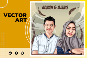 vector your face professionally in 24 hours