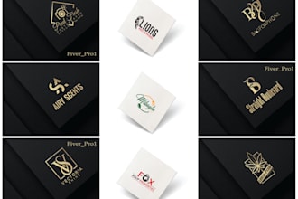 make creative minimalist brand logo design