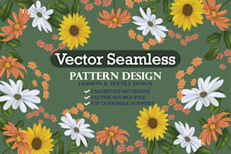 seamless pattern design, textile pattern