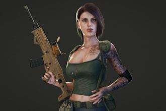 make print or game ready model or 3d character