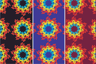 create textile fabric graphics for you