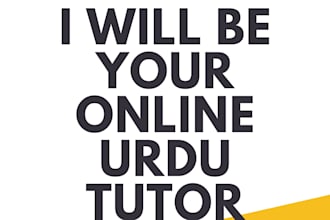 be your  urdu tutor and virtual assistant