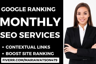 do monthly SEO service for google top ranking