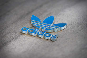 turn your logo into 3d mockup in 3 different HQ picture
