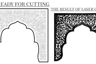 perfectly trace logo, image into vector for printing,website and laser engraving