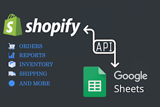 integrate shopify API with google sheets