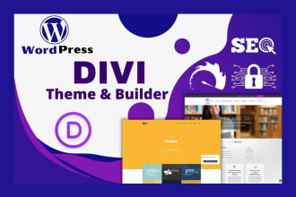 build divi website by divi theme with API key