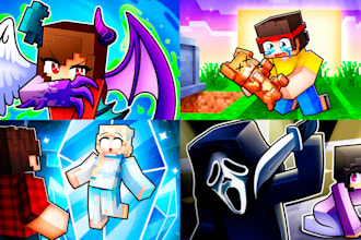 make the best minecraft thumbnail