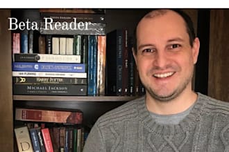 be your beta book reader to a constructive feedback