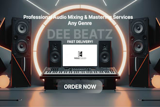 mix and master your audio professionally in 24 hours