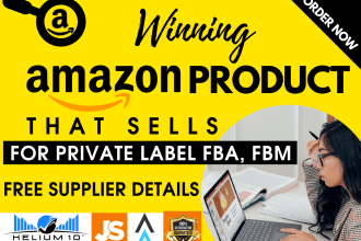 do amazon product research for private label fba or fbm