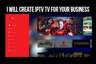 create custom iptv app