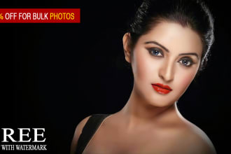 retouch beauty and portrait photos high end quality