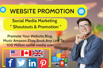 promote your website, brand, business, any link on social media