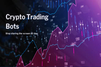 create trading bots automation scraping blockchain and crypto development