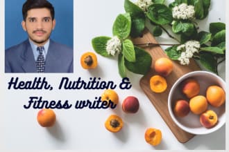 write SEO optimized health, fitness and weight loss related articles