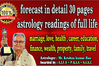 forecast in detail 30 pages astrology readings