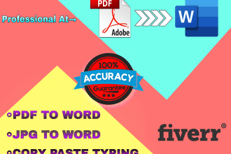 convert PDF to word, scanned to word, image to word,reformat